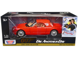 2002 Ford Thunderbird Orange James Bond 007 &quot;Die Another Day&quot; (2002) Movie &quot;Jame - £35.50 GBP