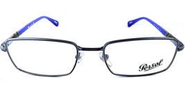 New Persol 2414-V 1057 55mm Gunmetal Rectangular Men&#39;s Eyeglasses Frame  - £151.84 GBP