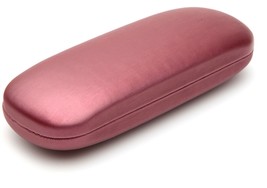 NEW Clam Shell Hard Eyeglasses Glasses Case Burgundy w/Microfiber Cleaning Cloth - $10.77