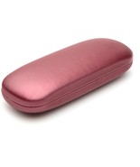 NEW Clam Shell Hard Eyeglasses Glasses Case Burgundy w/Microfiber Cleani... - $14.73 CAD