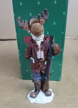 Boyds Bears Elmer Q Missalot 36922 Moose Hunting Resin Sculpture Figurine  - £35.78 GBP