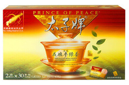 Prince Of Peace American Wisconsin Ginseng Green Tea (30 Tea Bags) - £21.80 GBP