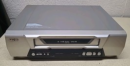 Sanyo 4 Head VCR VWM-385 Video Cassette Tape Player Tested Works - $48.89