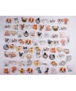 73 PINS BADGES WITH DOGS AND CATS - €25,18 EUR