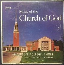 Music Of The Church of God - Anderson College Choir - VINYL LP - Word Records - £39.34 GBP