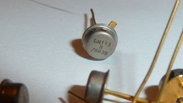 NEW 1PC  NSC LM113H/883B  low voltage reference diodes gold pins mil spe... - $24.00