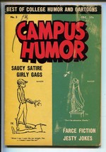 CAMPUS HUMOR #37-1957-CHARLTON-JOKES-CARTOONS-COMICS-PULP FICTION-vg - £48.70 GBP