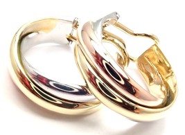 Authenticity Guarantee 
Authentic! Cartier 18k Tri-Color Gold Medium Size Tri... - £2,979.04 GBP