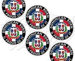 DOMINICAN REPUBLIC Born &amp; Proud, República Dominicana 40mm Stickers, Dec... - $7.86