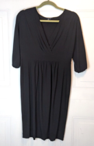 Chaps Womens Dress Black Size Large V Neck - £11.81 GBP