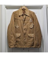 VTG CARROLL Original Wear Arabian Horse Association Canvas Leather Jacke... - $296.01