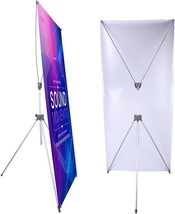Adjustable X Banner Stand Size Width 23&quot; to 32&quot; and Height 63&quot; to 78&quot; 2-... - $58.35 CAD