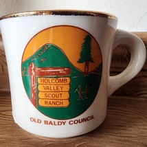 Vintage Boy Scouts Old Baldy Council Holcomb Valley Ranch Mug Cup BSA READ - $9.49