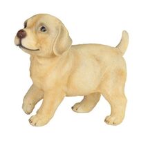 Yellow Labrador Retriever Puppy Figurine New - $24.73