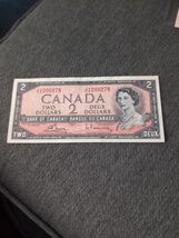 Canada $2 Dollar Bill 1954 - $9.92 CAD