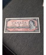 Canada $2 Dollar Bill 1954 - $129.47 MXN