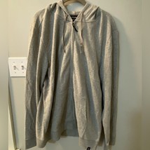 Prana Cardiff fleece full zip hoody XL grey. Soft and fleecy inside. - $72.00