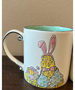 Eli &amp; Ana Coffee Mug Easter Chick Bunny Ears Ceramic New Single - £15.68 GBP