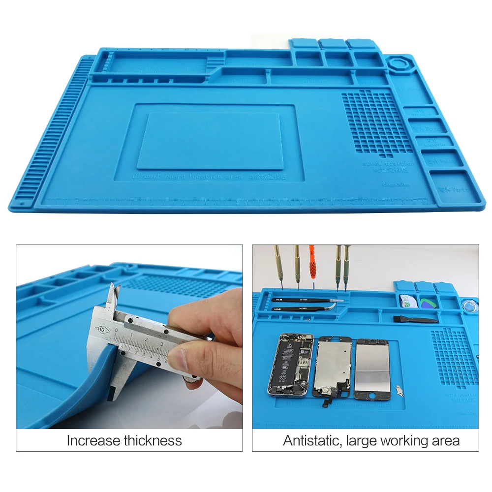 45x30cm Heat Insulation  Pad Desk Mat Maintenance Platform for BGA Soldering Rep - £178.71 GBP