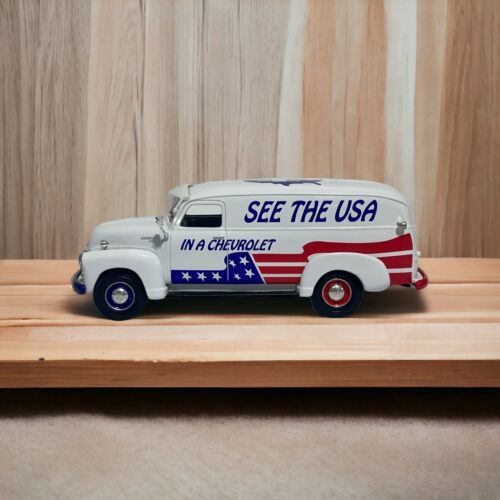 First Gear 1/34 Scale 1949 Chevrolet 1-Ton Panel Truck  "SEE THE USA"  - $49.49