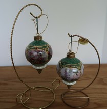 Bradford Porcelain Lena Liu Treasury of Jeweled Hummingbirds Ornament Set 68615 - £23.97 GBP