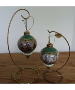 Bradford Porcelain Lena Liu Treasury of Jeweled Hummingbirds Ornament Se... - $562.18 MXN