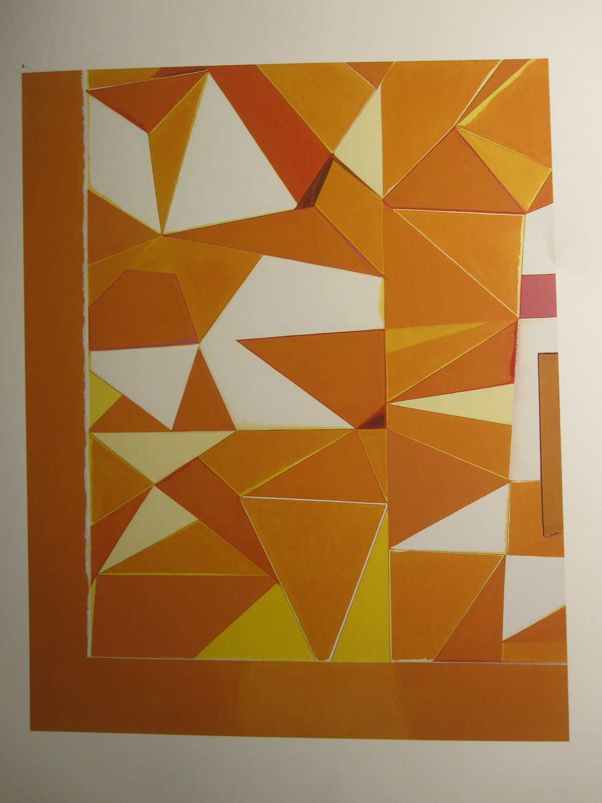 Primary image for Modern Artist 11.5" x 9.75" Bookplate Print: Thomas Scheibitz - 1-Geometrica B 
