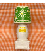 Vintage Avon Country Charm perfume bottle potbelly stove lamp shaped empty - $4.00