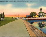 U.S. Government Lighthouse Lake Pontchartrain New Orleans LA Postcard PC7 - £8.01 GBP