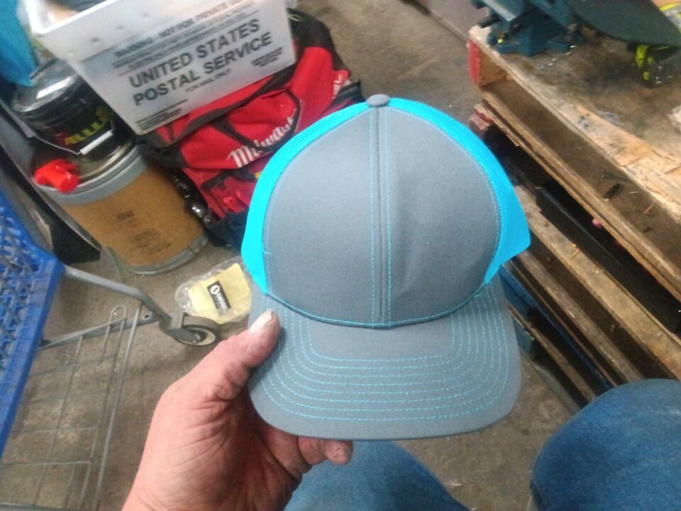 Pacific head gear and gray and blue adjustable baseball 1059 - $15.00