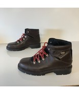 Sorel Hiking Boots Womens Size 10M Brown Leather Waterproof Laced Combat... - $68.59