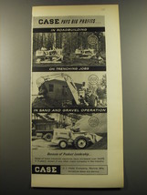 1959 Case Industrial Machines Ad - Case pays big profits.. in roadbuilding - £14.78 GBP