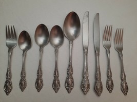 9 Pieces Oneida Deluxe Stainless ~ Monte Carlo Forks Knives Spoons Servi... - $34.60