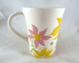 Starbucks Spring Summer Flowers Coffee Mug  2006 13 Oz Pink Yellow floral - £9.20 GBP