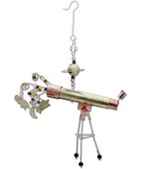 Galaxy Telescope Science Ornament Pilgrim Imports Metal Fair Trade - $24.70