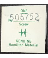 NOS Genuine Hamilton Setting Cap Spring Screw Part 506752 - €14,43 EUR