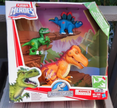 Jurassic World Kohl&#39;s Playskool Heroes Stomp &amp; Chomp Dinosaurs New Damaged Box - £39.15 GBP