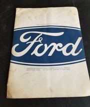 Ford Advertising Booklet Brochure Exciting Company of New Ideas - £12.11 GBP