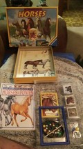 My Treasure Box of Horses Activity Set Game  1996 Ravensburger Not complete. - $24.74