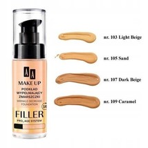 AA Make Up Filler Foundation for Filling Wrinkles Pro3 Age System Smoothing - £27.78 GBP