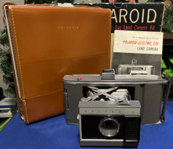 Polaroid J66 Land Camera w/ Leather Case &amp; Original Box - £13.00 GBP