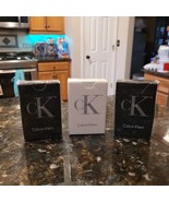 3 New Packs Calvin Klein 2 Black &amp; 1 White Playing Cards Sealed Vintage ... - $1,044.42 MXN