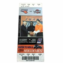 2004 / Cavs at Bobcats/NBA Ticket~LeBron James Soaring Dunk NOVEMBER 18,  2004 - £35.97 GBP