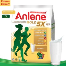 Anlene Gold 5X Milk Powder 1kg for Adult 45+ Stronger Bones Express Ship... - £44.86 GBP