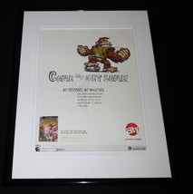 Super Mario Strikers 2005 Gamecube Framed 11x14 ORIGINAL Advertisement  - £27.37 GBP