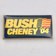 Bush Cheney 2004 Pin Gold Tone Vintage Election Political - £7.95 GBP