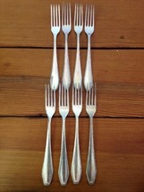 Set of 8 Vintage Silverplate Bruckmann 90 Dinner Forks Antique Flatware ... - £62.92 GBP