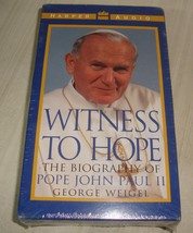 WITNESS TO HOPE The Biography of Pope John Paul II VHS NEW &amp; SEALED - £7.64 GBP