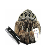 Scottish Kilt Original Fox Fur Full Dress Sporran Antique Anemal CROWN C... - €104,05 EUR