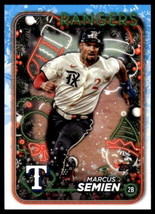 2024 Topps Holiday #H116 Marcus Semien NM-MT Rangers ID:76670 - £1.29 GBP